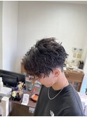メンズツイストスパイラルパーマ