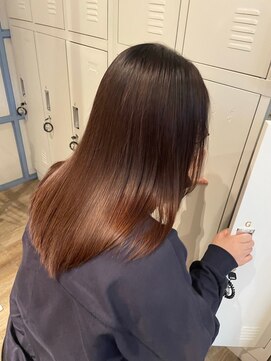 ナンバー リコ 名駅 ジャム 名古屋(N° rico JAM) 髪質改善トリートメント 絹髪 オレンジブラウン