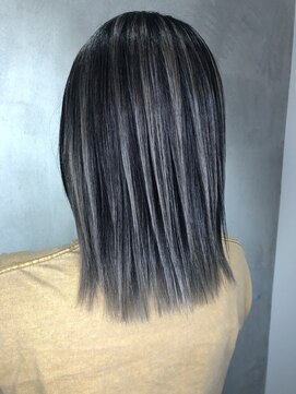 ルッソリベラ 池袋(Lusso libera) ブルーシルバー×ハイライト