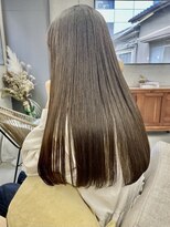 アルコイリスバイドールヘアー(ARCOIRIS by Dollhair)&nbsp;髪質改善/中崎町/酸性ストレート/うる艶/シルキーベージュ