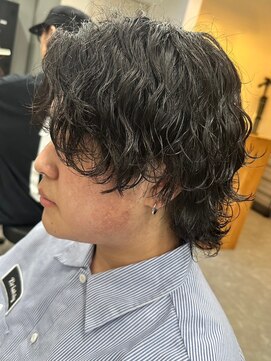 フゥ 宇都宮(FeU) 波巻きスパイラルパーマツイストパーマメンズマッシュパーマ