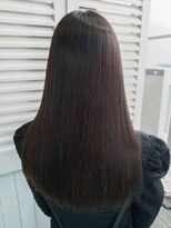 アウリイバイイルヘアー(Aulii by illu hair) 髪質改善×オリーブブラックで艶のあるロングヘア◇