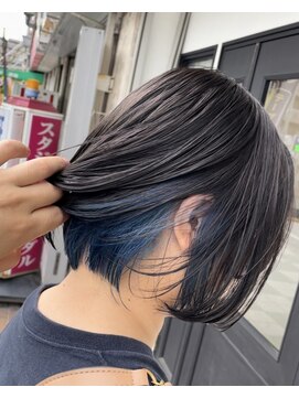 ソル(sol) ボブ×インナーカラー