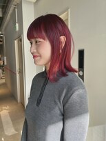 クリアオブヘアー リット(CLEAR of hair LiT)&nbsp;ワンカラーレッド♪