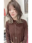 ベージュインナーカラーケアブリーチ30代40代