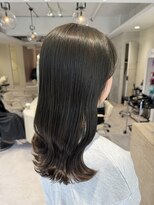 ミズチャーム(Ms.CHARM)&nbsp;艶髪/オリーブグレージュ/くびれヘア/顔周りカット