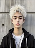 スパイキーショート/ベリーショート/ブリーチ/韓国マッシュ/