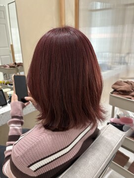 ジーナ 大宮(Zina) ブリーチなしチェリーレッド