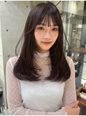 韓国ヘアレイヤーカットナチュラルザクザクレイヤー髪質改善