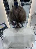 アップスタイル/シニオンヘアアレンジ/ヘアセット/博多美容室