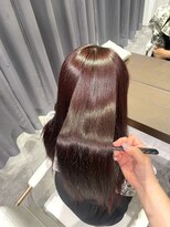 アッシュ 武蔵新城店(Ash) 艶カラー×縮毛矯正