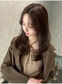 ふんわりカールヘルシースタイルルーズヘアショコラアッシュ