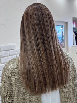 プログレス フレスポ富沢店(PROGRESS) 『highlight ash』デザインカラー×脱白髪染めハイライト