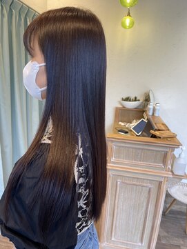 ハクバイジェービー 稲毛(hak by jb) 丸型◎髪質改善カラーで作るアッシュベージュ[稲毛駅/白髪染め]