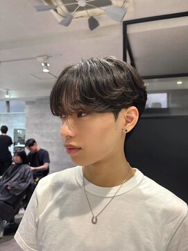 アンダーバーホワイト(_WHITE) シースルーマッシュ