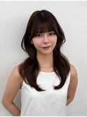 くびれレイヤー/顔まわりカット/レイヤーカット/小顔ヘア