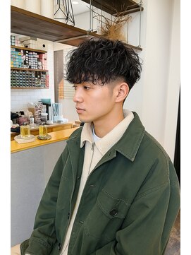 コポル(Copol) 刈り上げマッシュ×強めシャドウパーマ