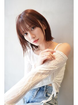 ニコ トウキョウ 渋谷(nico TOKYO) ロングレイヤーカット顔周りレイヤーウルフハッシュカット韓国