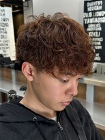 リレーションメンズヘアー(RELATION MEN'S HAIR) コンマパングラルフカールフェードカットサーフカール