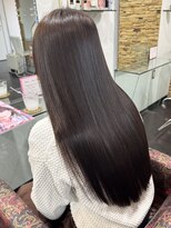 キャパジャストヘアー(CAPA just hair) ラテグレージュブラウン艶カラー