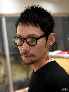 クオル キャスト 熊本(QOL×cast) ベリーショート大人男子ピンパーマ