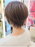 イメチェンウルフショートレイヤーカット30代40代50代田嶋07