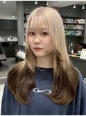 ホワイトベージュ×ブラウン【町田】