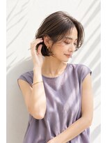 アッシュ 学芸大学店(Ash)&nbsp;ショートボブ/大人女性/ベージュアッシュ/白髪ぼかし/脱白髪染め