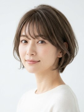 フープ 川越(hoop) 白髪ぼかしハイライトショート