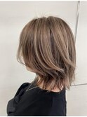 白髪ぼかしハイライト