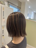ミル バイ インスヘアー(MIRU by INCE HAIR)&nbsp;40代50代 大人の白髪ぼかしボブ