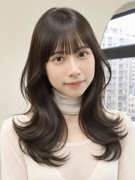 シーテ(Ciete) 韓国ヘア名古屋ハイレイヤー顔まわりカット前髪ボブタッセル小顔