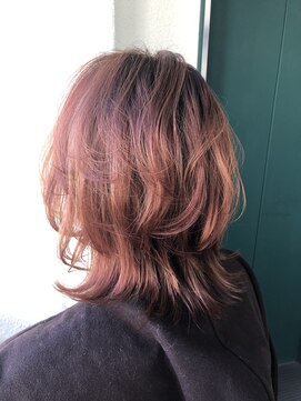 レニーバイエース(LANY by ACE) 【LANY 横浜】マッシュレイヤー×ピンクオレンジ