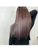 ロングスタイル/ハイライトパープル