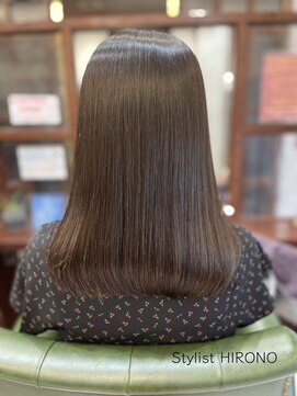 サロンデピレ 広がりゼロ。ストレスフリーなセミロング！ #内巻き#髪質改善