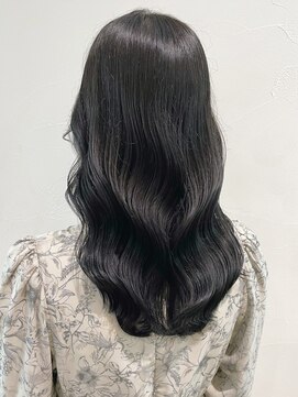 アイティーバイアルバム 松戸店(IT by ALBUM) ヨシンモリコリアンブラック_アースカラーくびれヘア_ba363691