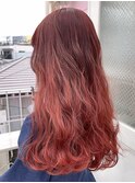 赤毛風アレンジカラー