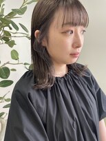 ヘアー アイス カンナ(HAIR ICI Canna) さりげないイヤリングカラー×グレージュカラー