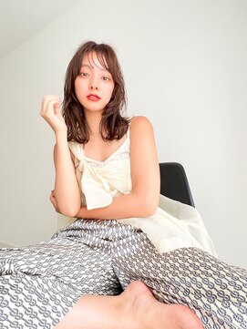 ロジッタ(ROJITHA) 【ROJITHA原宿表参道】内巻きミックス×カフェベージュ