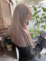 ロジッタ(ROJITHA)&nbsp;【ROJITHA原宿表参道】ミルクティーベージュ×切りっぱなし