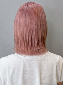 アイティーバイアルバム 藤沢店(IT by ALBUM) ピンクベージュ_チェリーブラウンフェミニンロング_ba407721