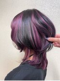 ピンクパープル×黒ローライト