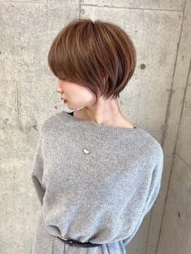 ロンド クラン 岡崎(Lond Clan) 韓国顔周り前髪ボブ×ブリーチしないチョコレートカラー[岡崎]