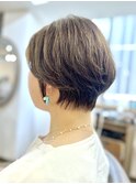 くびれショート/白髪ぼかし