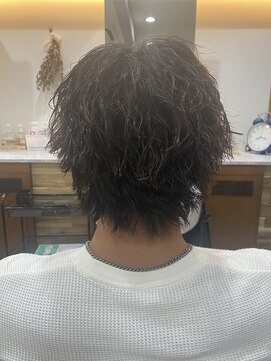 スウェル 船橋店(Swell) ハイライト/マッシュパーマ/束感/波巻き/メンズ3