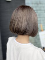 フレイムスヘアデザイン(FRAMES hair design)&nbsp;☆秋色グレージュカラー×ミニボブ☆