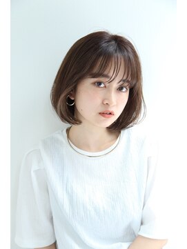 ガーランドツー(Garland 2F) 丸顔の方必見！小顔シースルー前髪ボブ《ガーランド池袋》