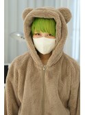 派手髪ブリーチクマさん