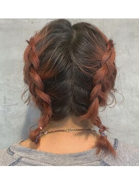 フレーム なんば店(FRAME) △あみこみアレンジ