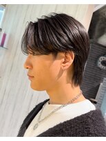 アクシー ヘアーアンドメイク(AXY HAIR&MAKE)&nbsp;ニュアンスパーマハンサムショート毛流れパーマ毛流れ縮毛矯正